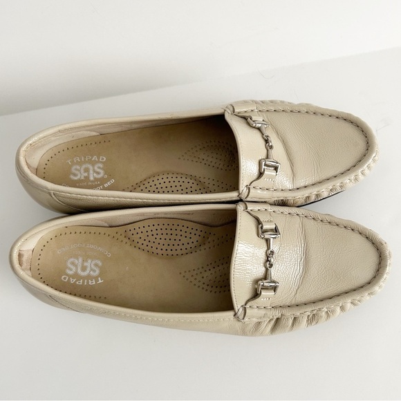 SAS Tripad Comfort Ivory Loafer Shoes | Size 10 M - Picture 4 of 9